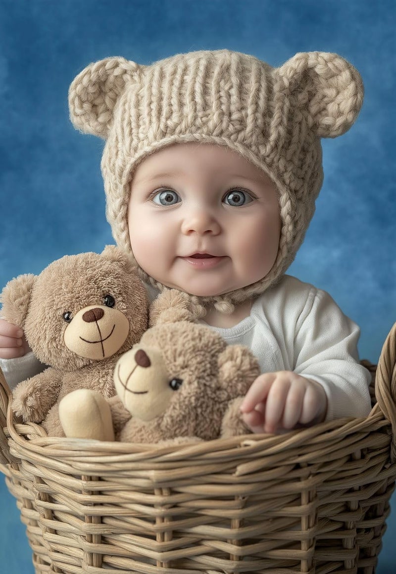 Kate 6.5x10ft Blue Abstract Photography Backdrop Blue Portrait Headshot Backdrops for Photoshoot Background Studio - Image 2